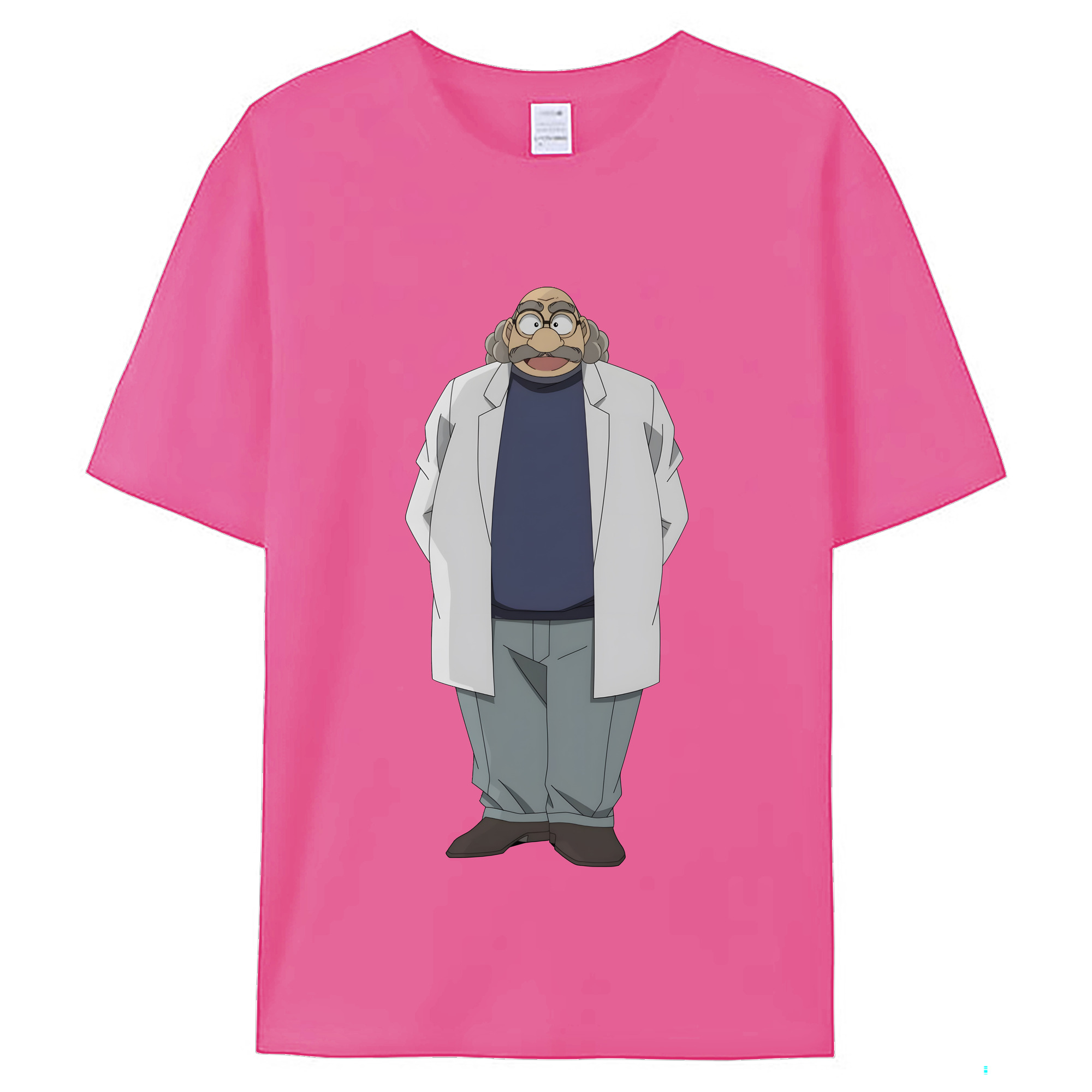 （画像用） 名探偵コナン あがさ ひろし Detective Conan Agasa Hiroshi レディースカジュアルプリントTシャツ（綿100％）